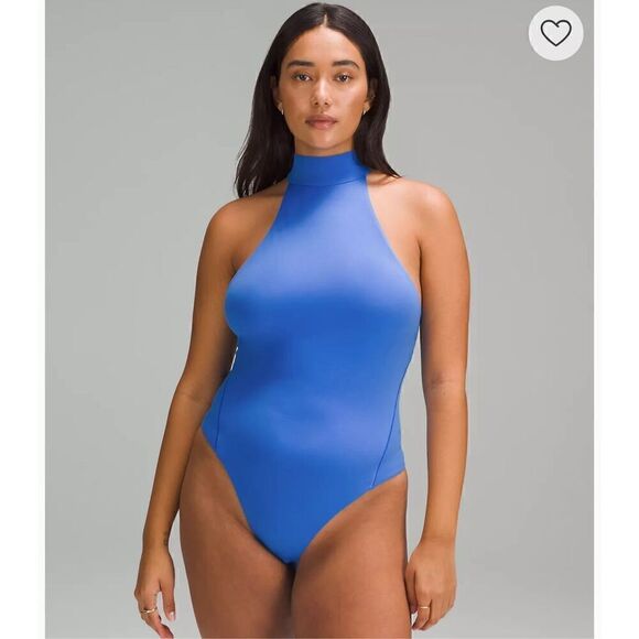 Lululemon Wundermost Ultra-Soft Nulu Mockneck Sleeveless Bodysuit size M NWT - Picture 4 of 8